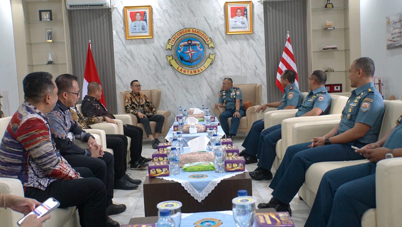 Pererat Sinergitas, Danlantamal I Terima Audiensi Ceo BRI Medan