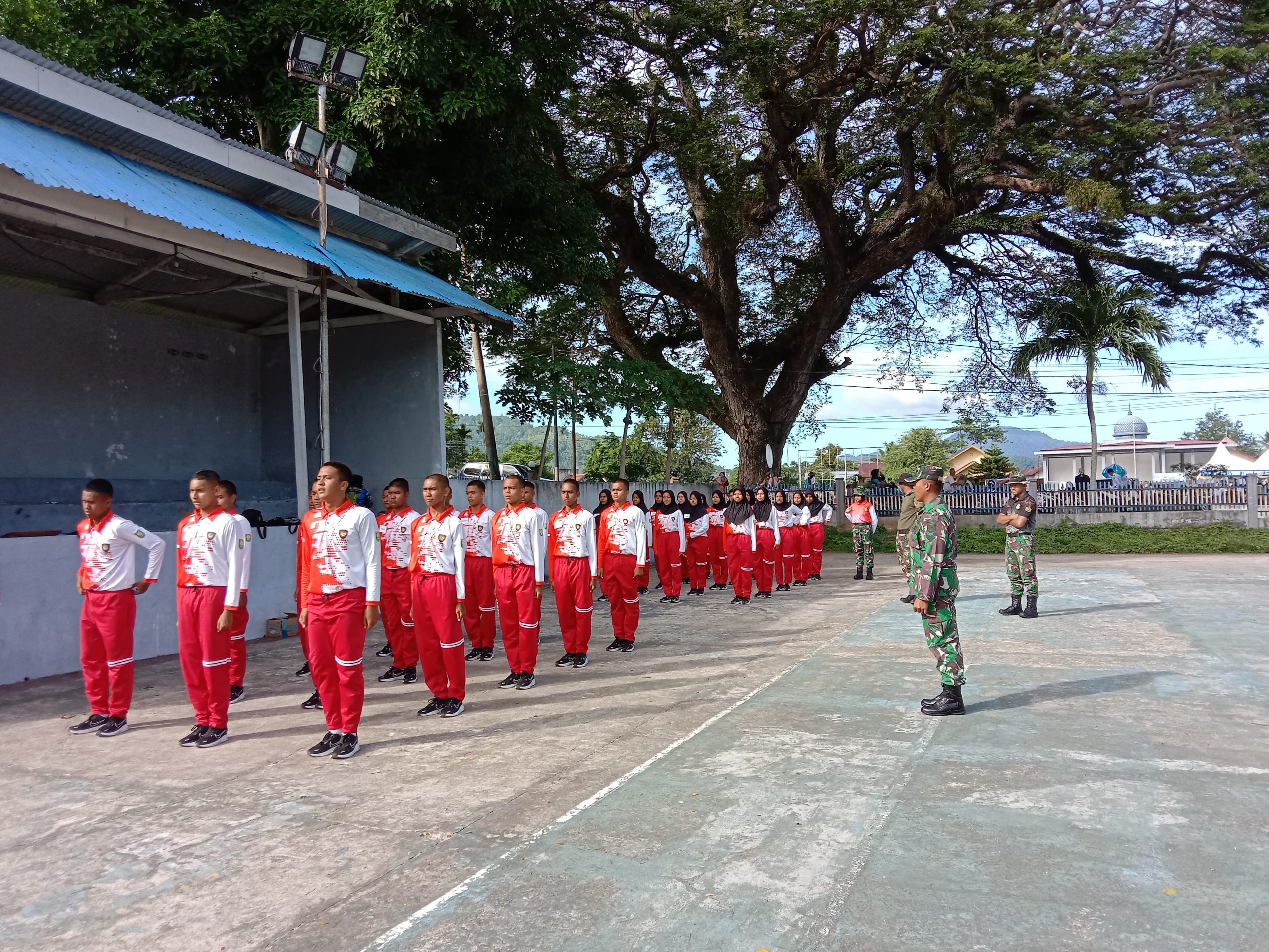 Lanal Sabang Latih Paskibraka Kota Sabang Persiapan HUT RI Ke-80 Tahun 2025