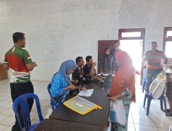 Kampung Sidoarjo distribusi kan bantuan beras CPP, untuk 307 kpm dapat 20 kg beras