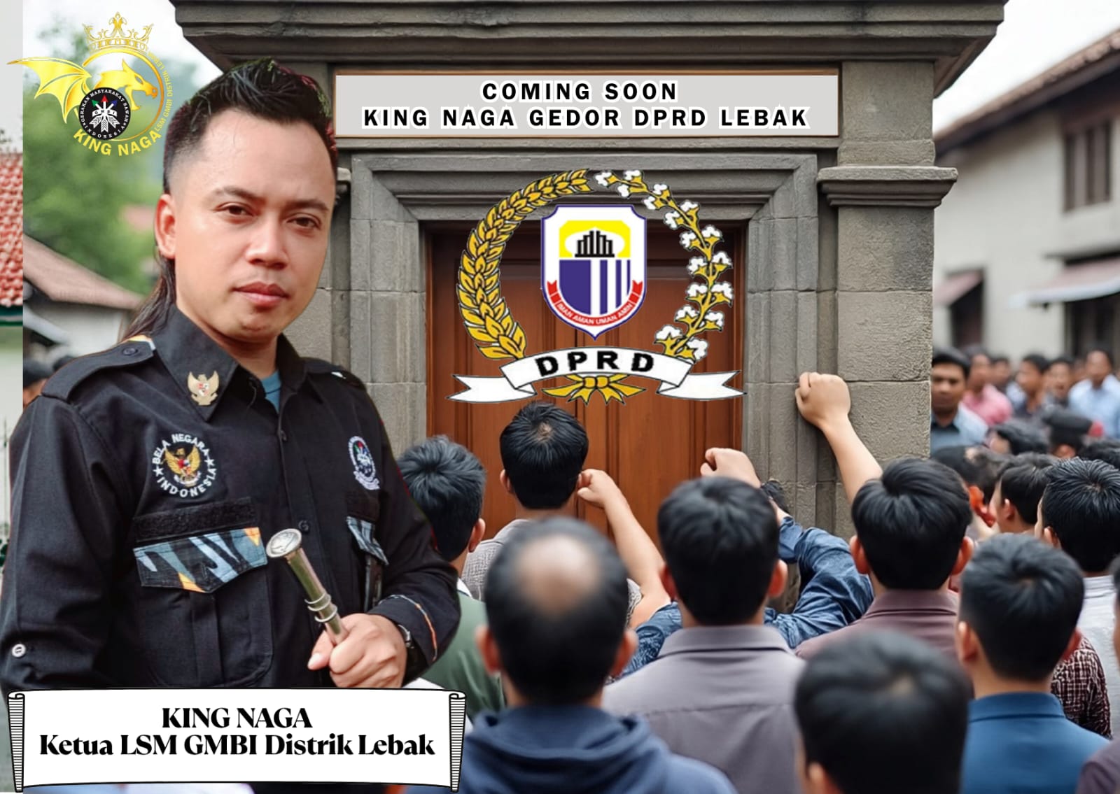 King Naga Akan Tindaklanjuti Soal Temuan Penyimpangan Anggaran di DPRD Lebak