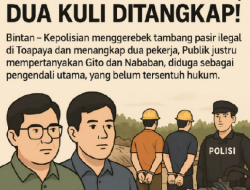 G dan Nbb Diduga Bos Besar Tambang Pasir Ilegal Masih Bebas, Dua Kuli Ditangkap!