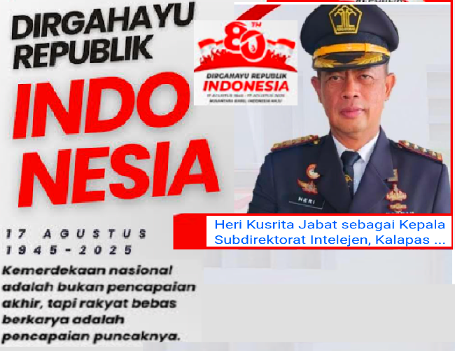 Heri Kusrita Jabat Kepala Subdirektorat Intelijen Pemasyarakatan