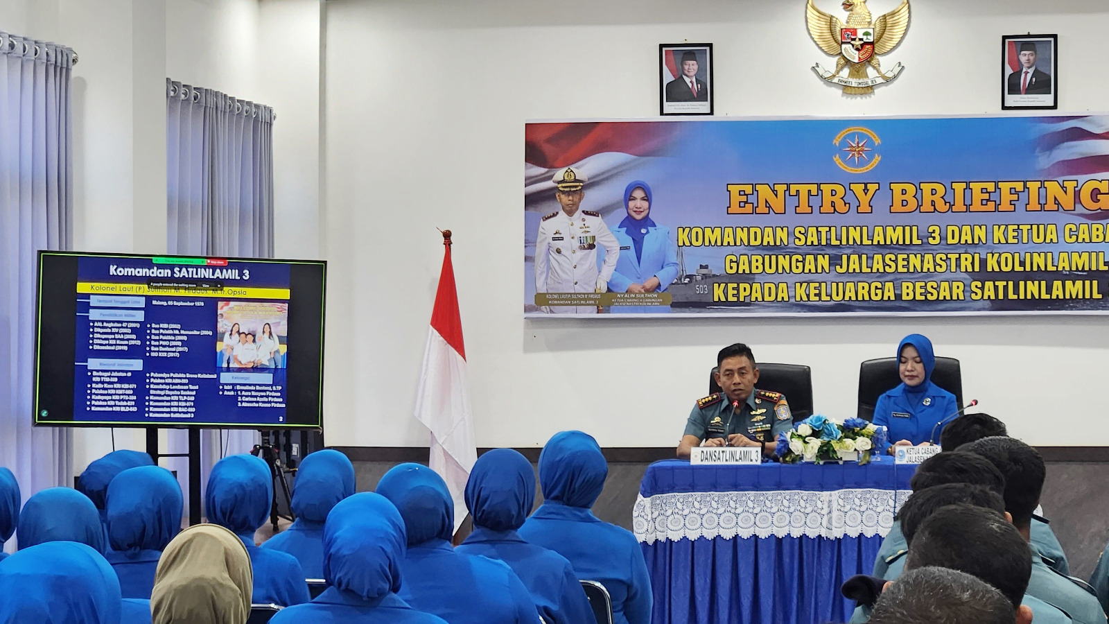 Awali Tugas Dengan Entry Briefing, Komandan Satlinlamil 3 Tekankan Kebersamaan dan Kekeluargan Dalam Bekerja