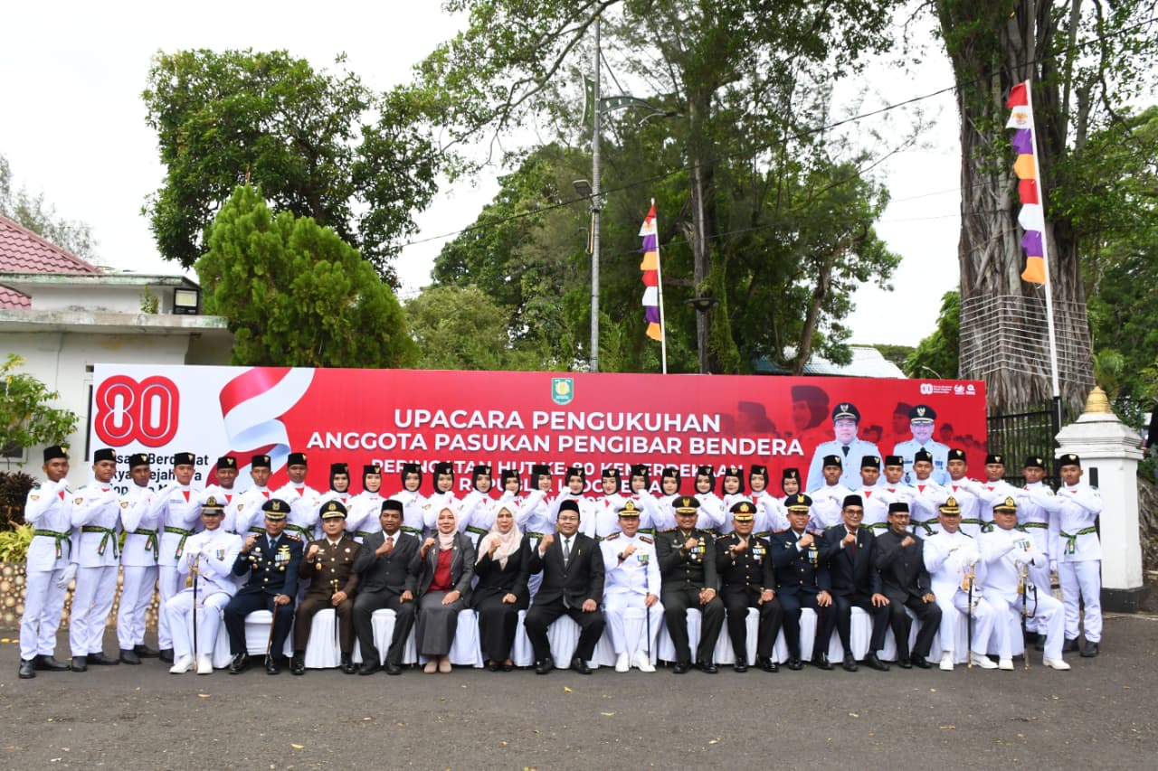 Komandan Lanal Sabang Hadiri Pengukuhan Paskibraka Kota Sabang