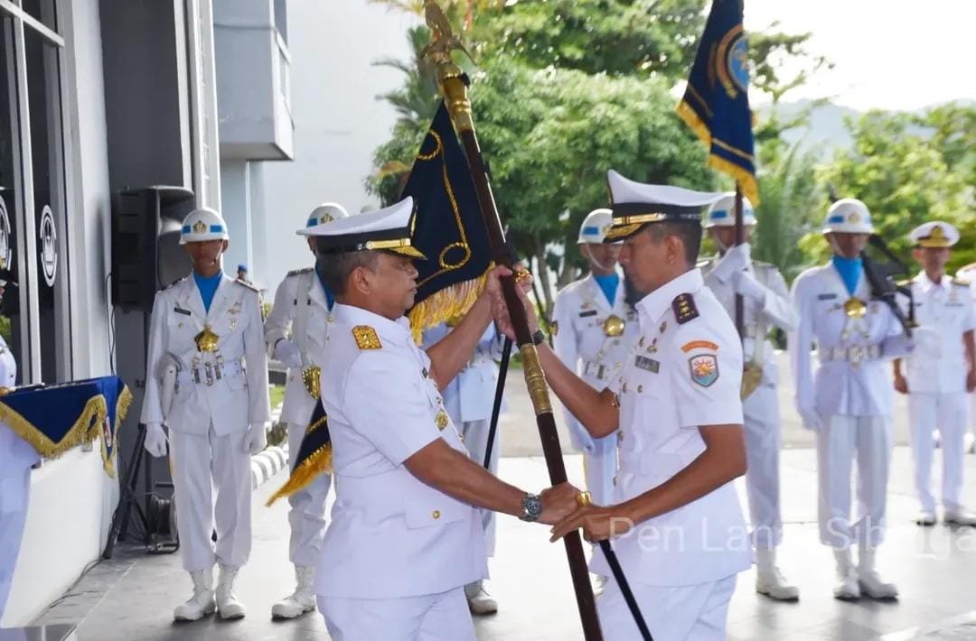 Komandan Lanal Nias Hadiri Upacara Pengukuhan Wadan Kodaeral II, Sertijab Aslog Dankodaeral II, Danlanal Bengkulu, Danlanal Sibolga, dan Ka Akun Kodaeral II Padang