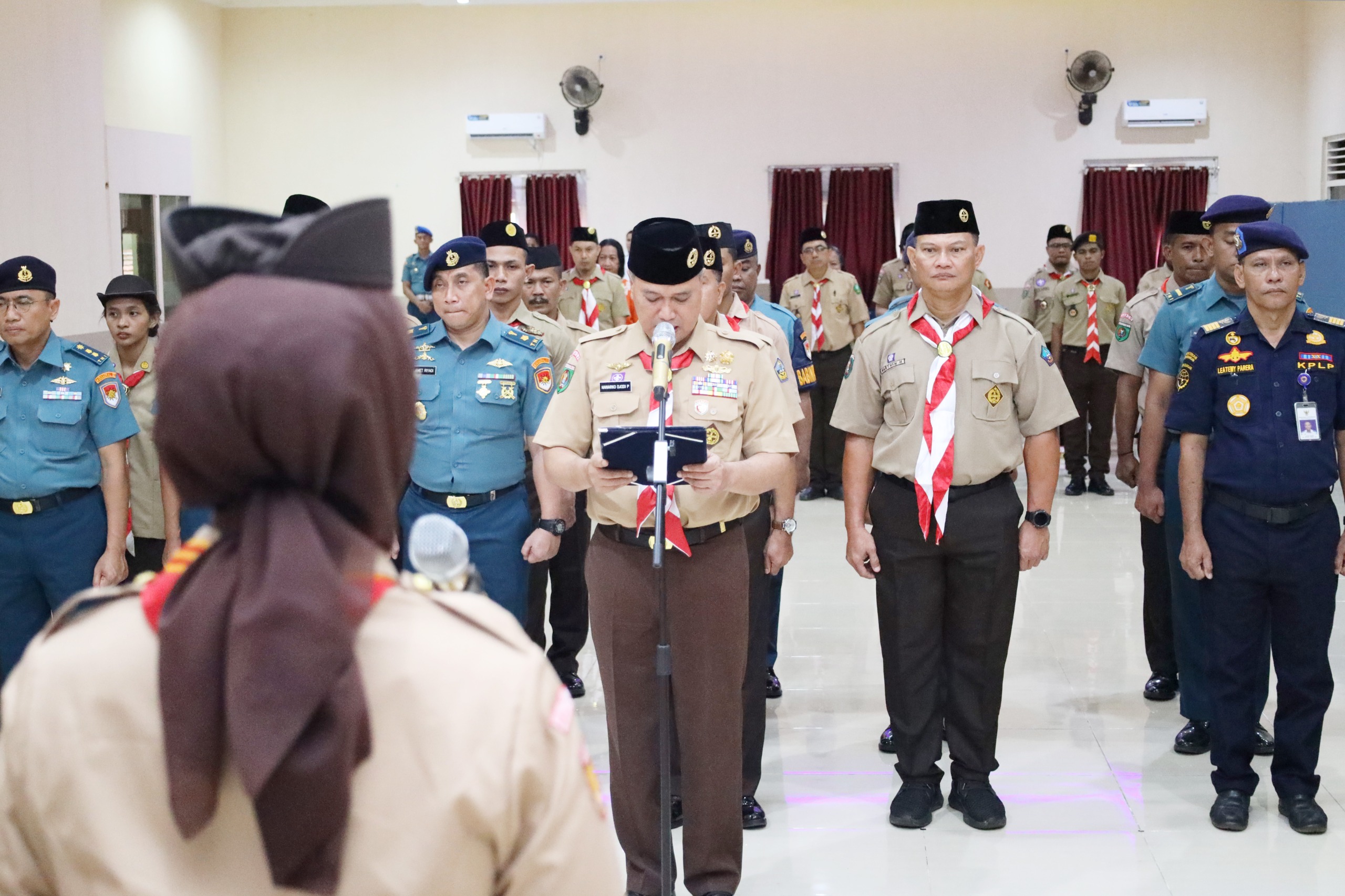 Dankodaeral IX Dilantik Sebagai Ketua Majelis Pembimbing Bersama Pengurus Saka Bahari Kodaeral IX Periode 2025-2030