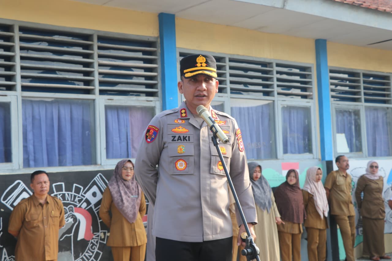 Cegah Kenakalan Remaja dan Radikalisme, Kapolres Lebak Laksanakan Sosialisasi di SMK Setiabudi Rangkasbitung