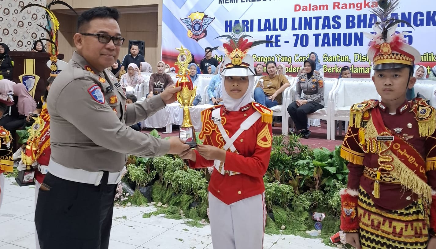Polisi Cilik Polres Tanggamus Sabet Juara 1 Nominasi Pocil Bina di Lomba Tingkat Polda Lampung
