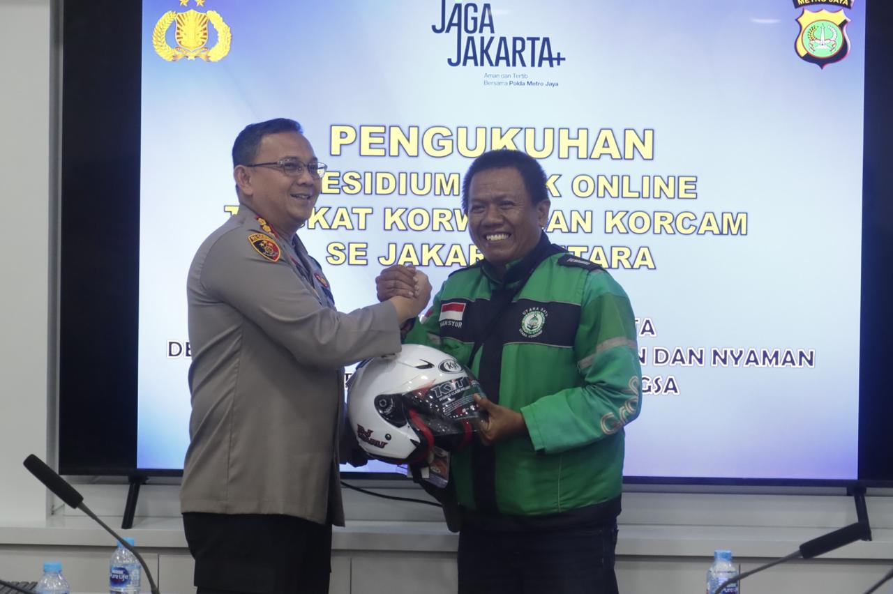 Kapolres Metro Jakarta Utara Jalin Sinergitas Dengan Bentuk Presidium Komunitas Ojek Online
