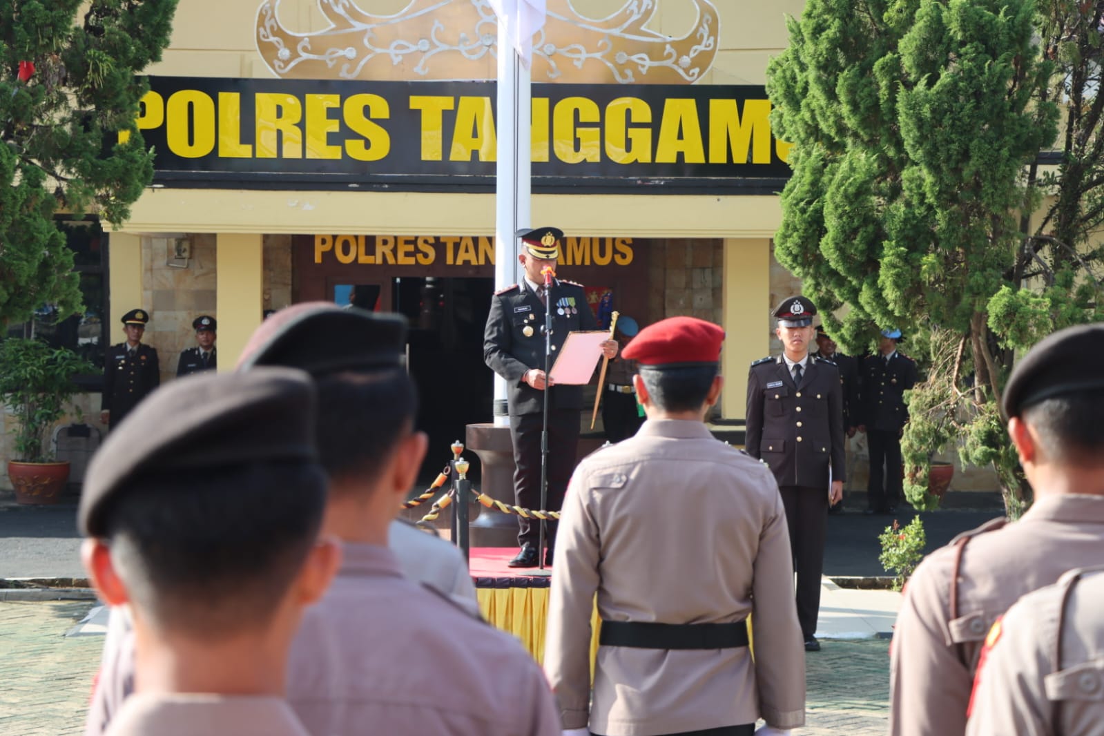 Kapolres Tanggamus Pimpin Upacara Hari Kesaktian Pancasila