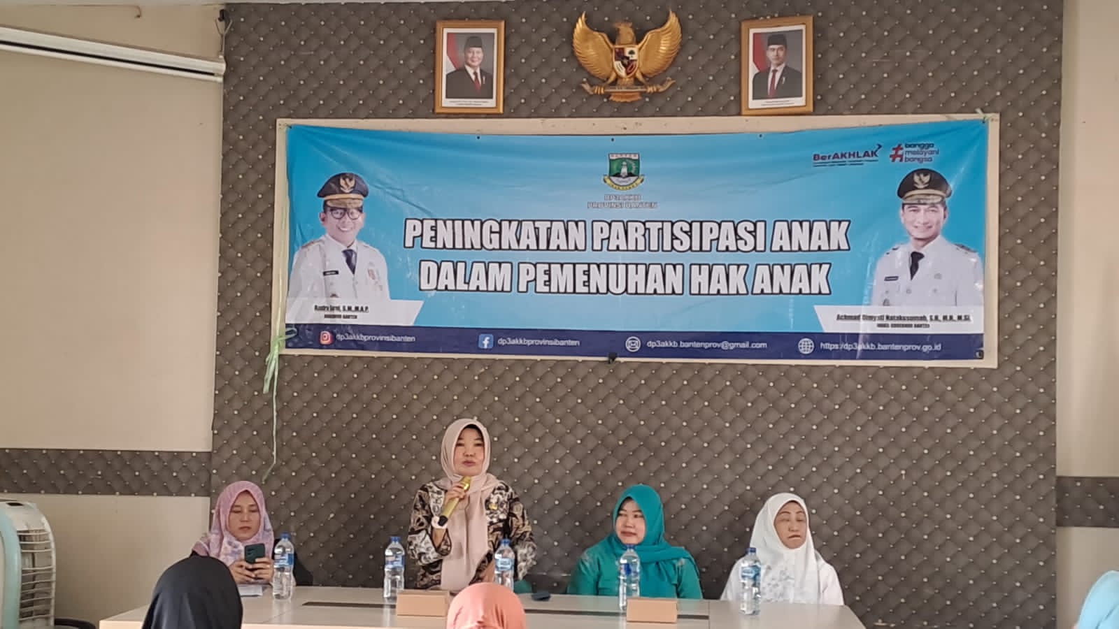 DP3AKKKB Provinsi Banten Gelar Sosialisasi Peningkatan Partisipasi Anak di Desa Aweh