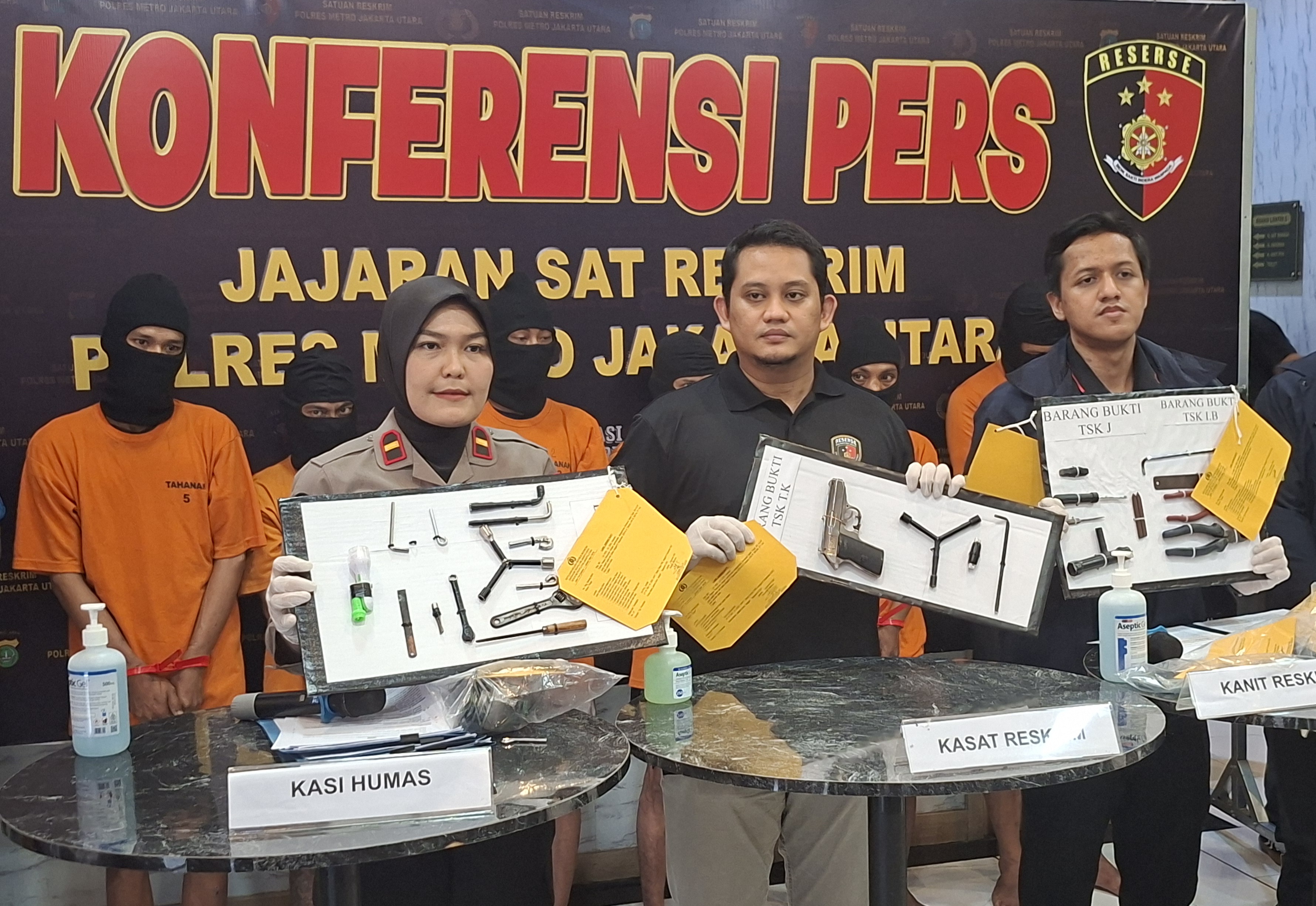 Polisi Tangkap Enam Pelaku Curanmor Di Jakarta Utara, Empat Pelaku Residivis