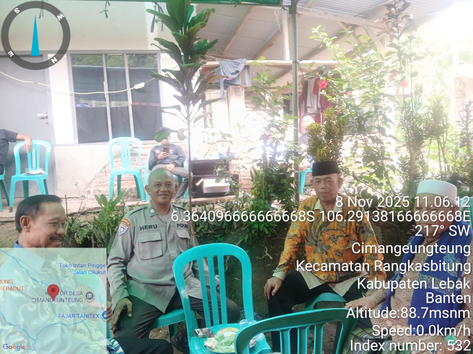 Kanit Binmas Polsek Rangkasbitung Polres Lebak Temui Tokoh Masyarakat, Ajak Jaga Kamtibmas