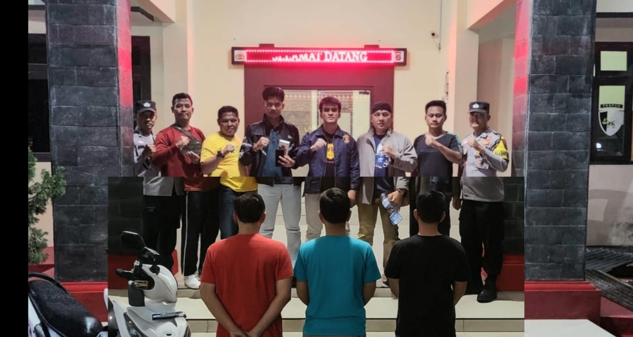 Polsek Talang Padang Bekuk Seorang Pencuri Motor dan Handphone Berikut Dua Penadahnya