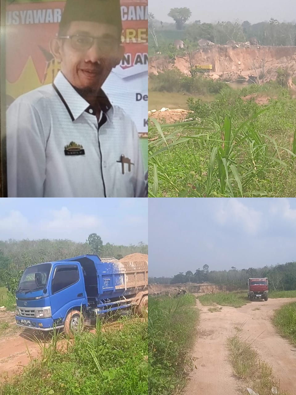 Penambangan Pasir Ilegal di Gunung Batu, Tanjung Bintang: Lahan Tercemar, Warga Resah, Oknum Kaur Diduga Terlibat