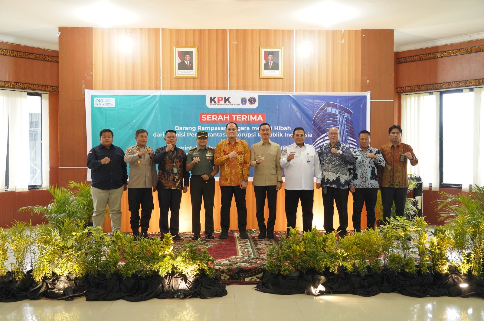 KPK Serahkan Aset Sitaan, Pemkab OKI Maksimalkan untuk Pelayanan Publik