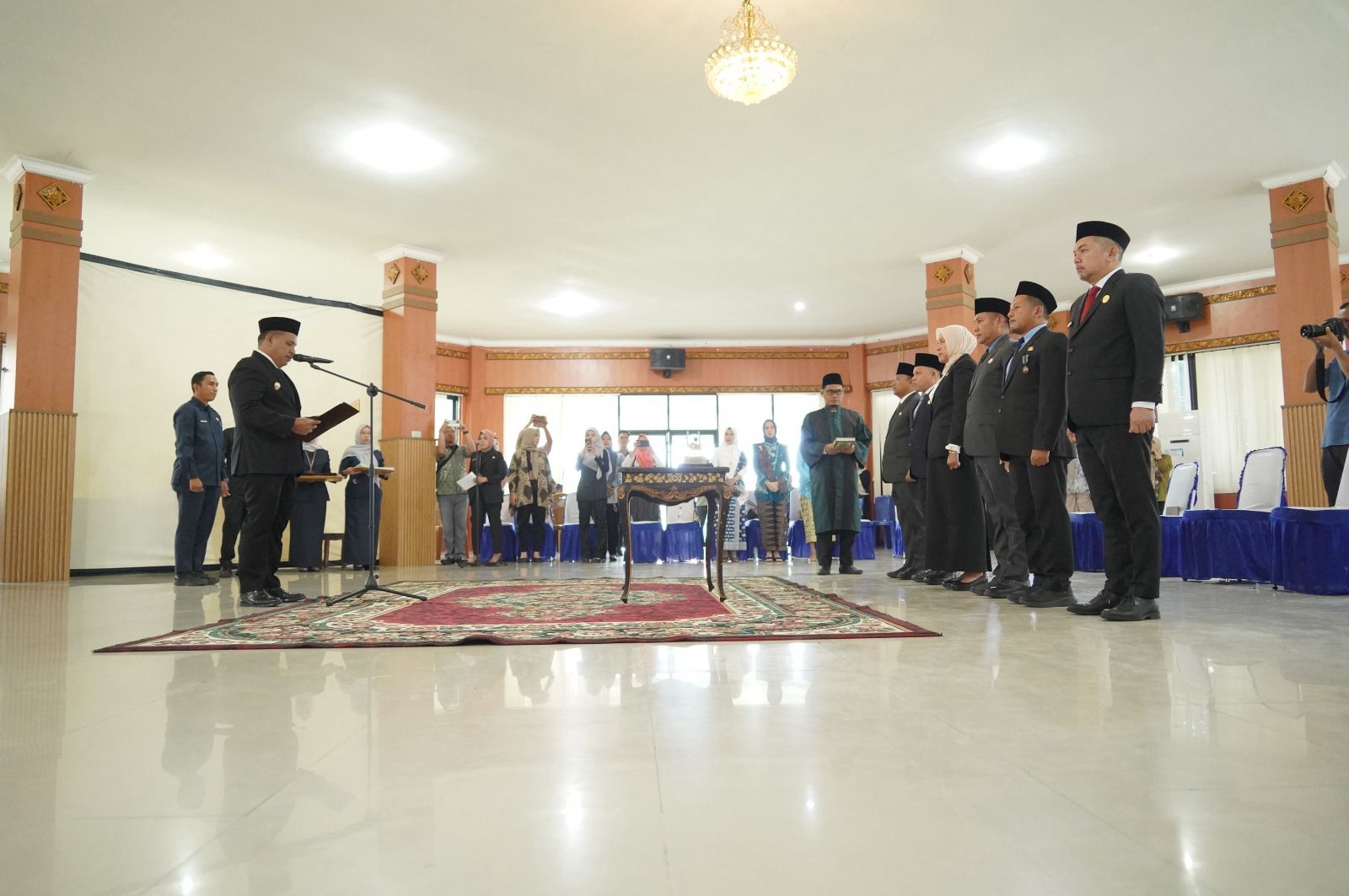 Setelah Seleksi Ketat, Enam Pejabat Terpilih Hasil Selter Dikukuhkan.