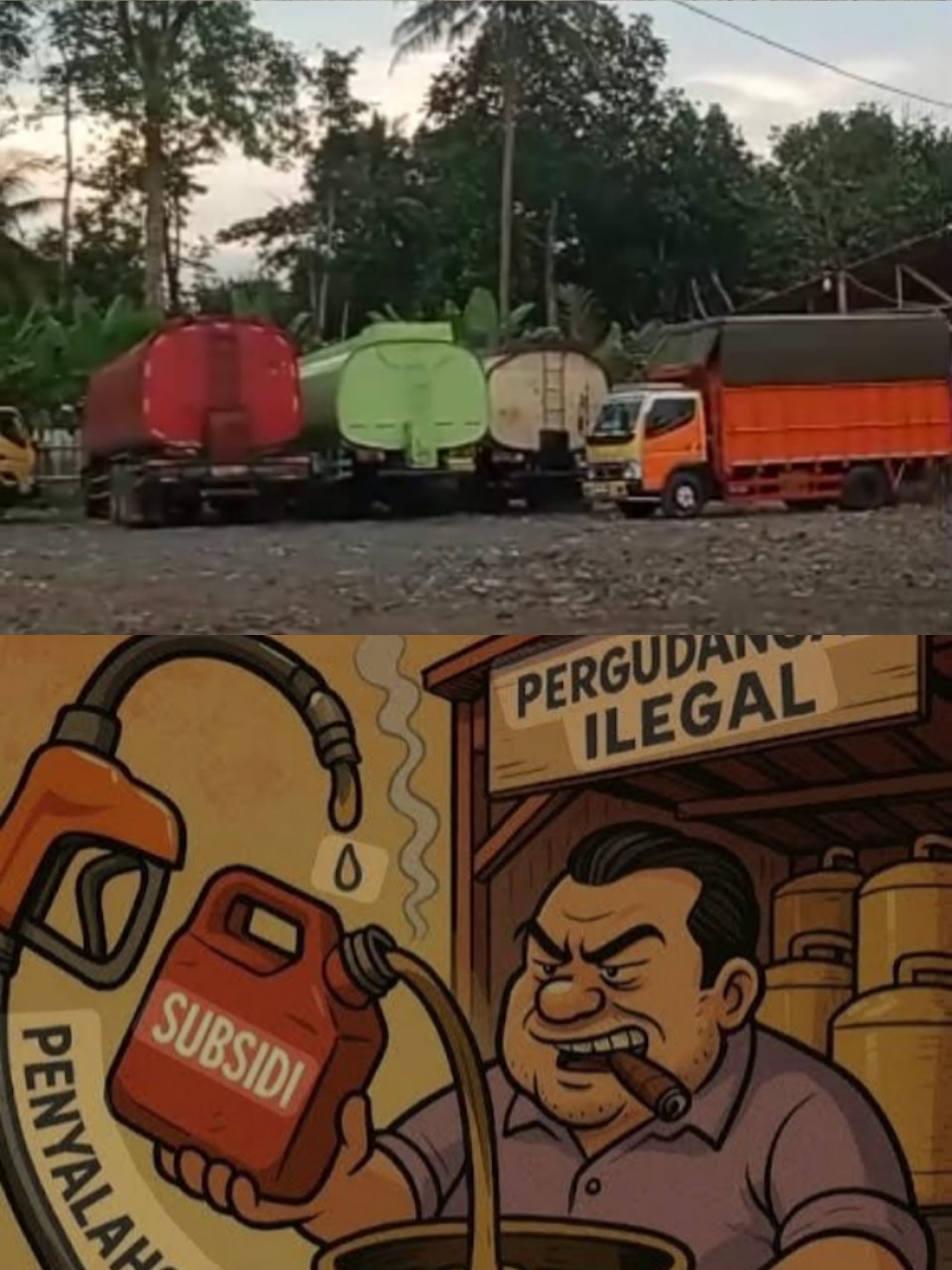 Lapor pak Kapolda ,pak Kapolres ,Diduga ada oknum Aparat terlibat, Aktivitas Gudang Minyak Mentah  GALIH LUNIK  Kecamatan Tanjung Bintang , masyarakat keluhkan dengan kegiatan tersebut dampak nya ke ladang masyarakat…