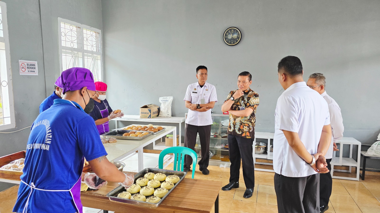 Lapas way kanan terima kunjungan tim Monev Kanwil Ditjenpas Lampung