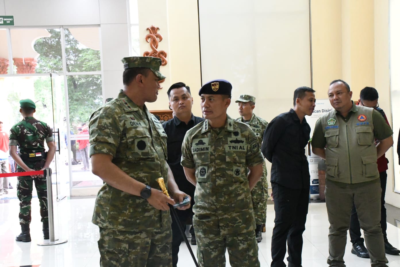Danlanal Sabang Sambut Kedatangan Kasal dan Kunjungan Presiden RI di Aceh