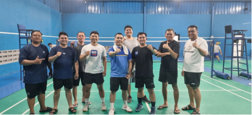 Ajang Silaturahmi Profesional, Badminton Bersama Manajemen BRI Hayam Wuruk dan PT Daya Cakra Sentosa