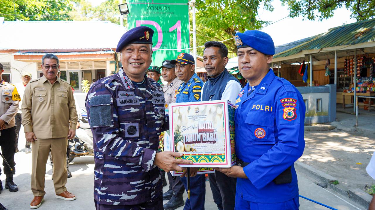 Dankodaeral IX Bersama Forkopimda Laksanakan Monitoring Kesiapan Pengamanan Nataru Tahun 2025 di Maluku