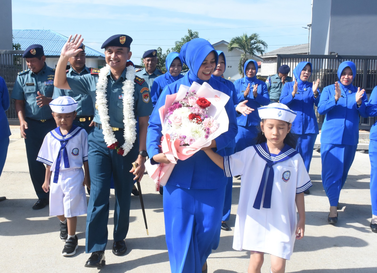 Sebagai Bentuk Penghormatan Kepada Pejabat Lama dan Baru, Lanal Bintan Selenggarakan Pisah Sambut Komandan Lanal Bintan