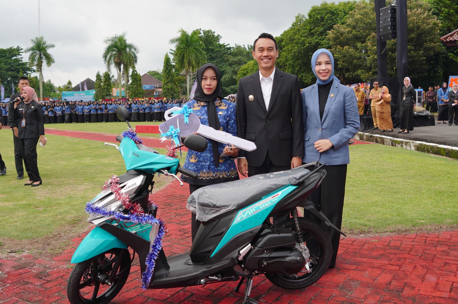 Cerita Nurmala, Delapan Tahun Jadi Honorer, Pulang dari Pelantikan Bawa Motor dari Bupati OKI