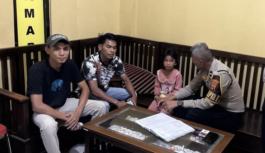 Pamapta II Polres Tanggamus Tangani Penemuan Anak Perempuan di Kota Agung Timur