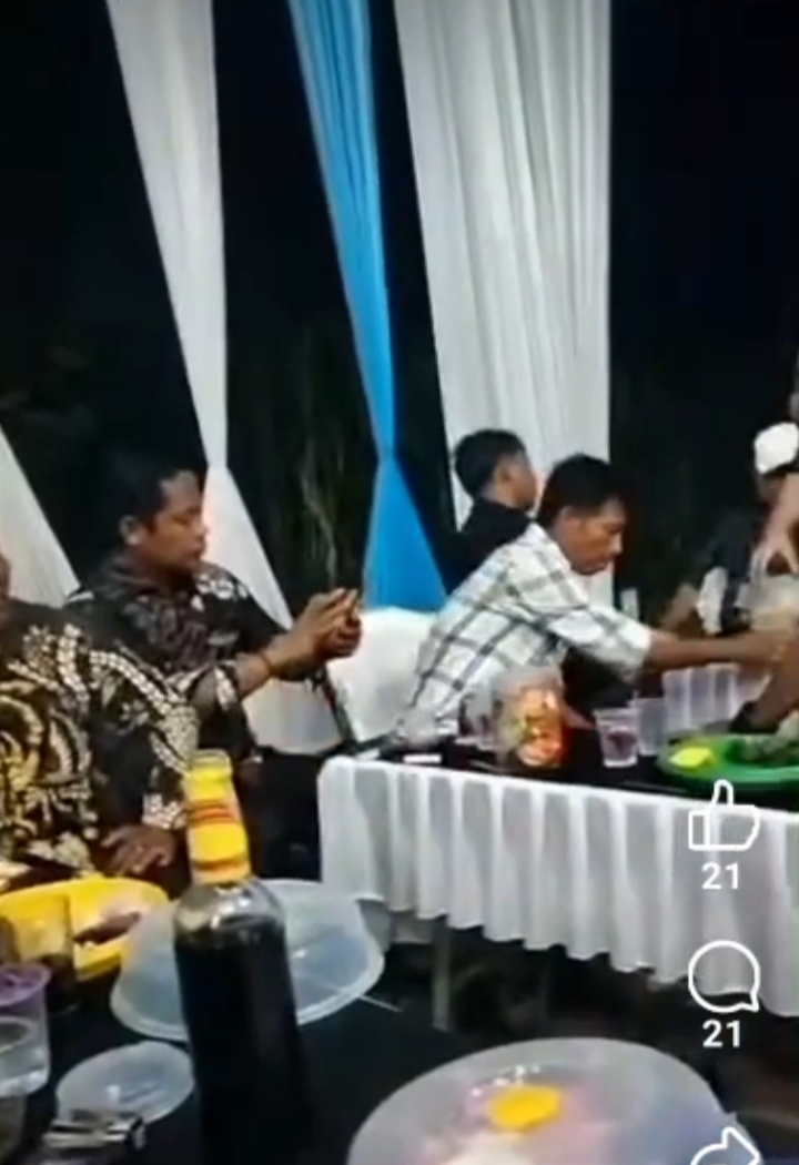 Terciduk Pesta Miras Diduga beberapa oknum kepala desa,karya Basuki dan mekar karya ,yang tak patut di contoh selaku pemimpin