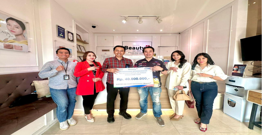 Perkuat Kemitraan Premium Merchant, BRI KC Jakarta Jelambar Hadiri Anniversary Beauty+