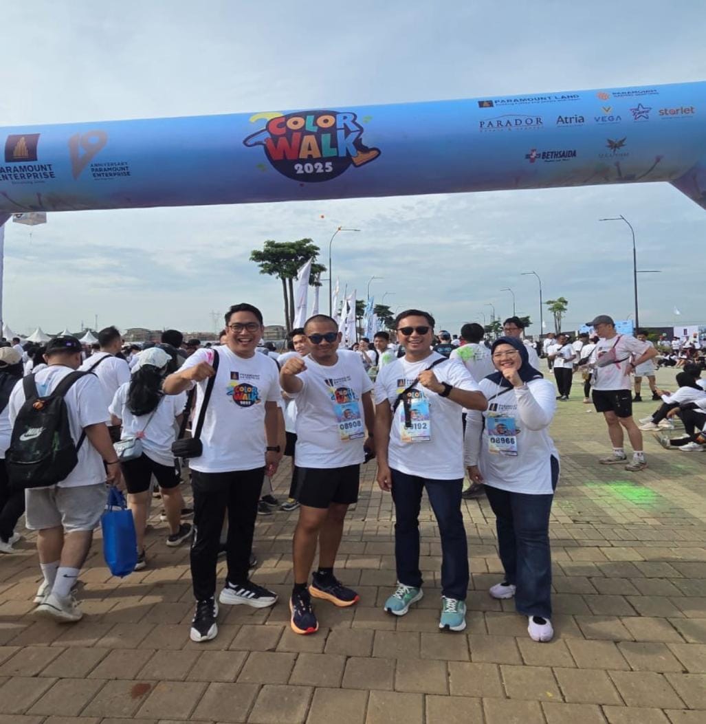 Insan BRILiaN BRI Kebon Jeruk Meriahkan Color Walk 2025 Anniversary Paramount Enterprise