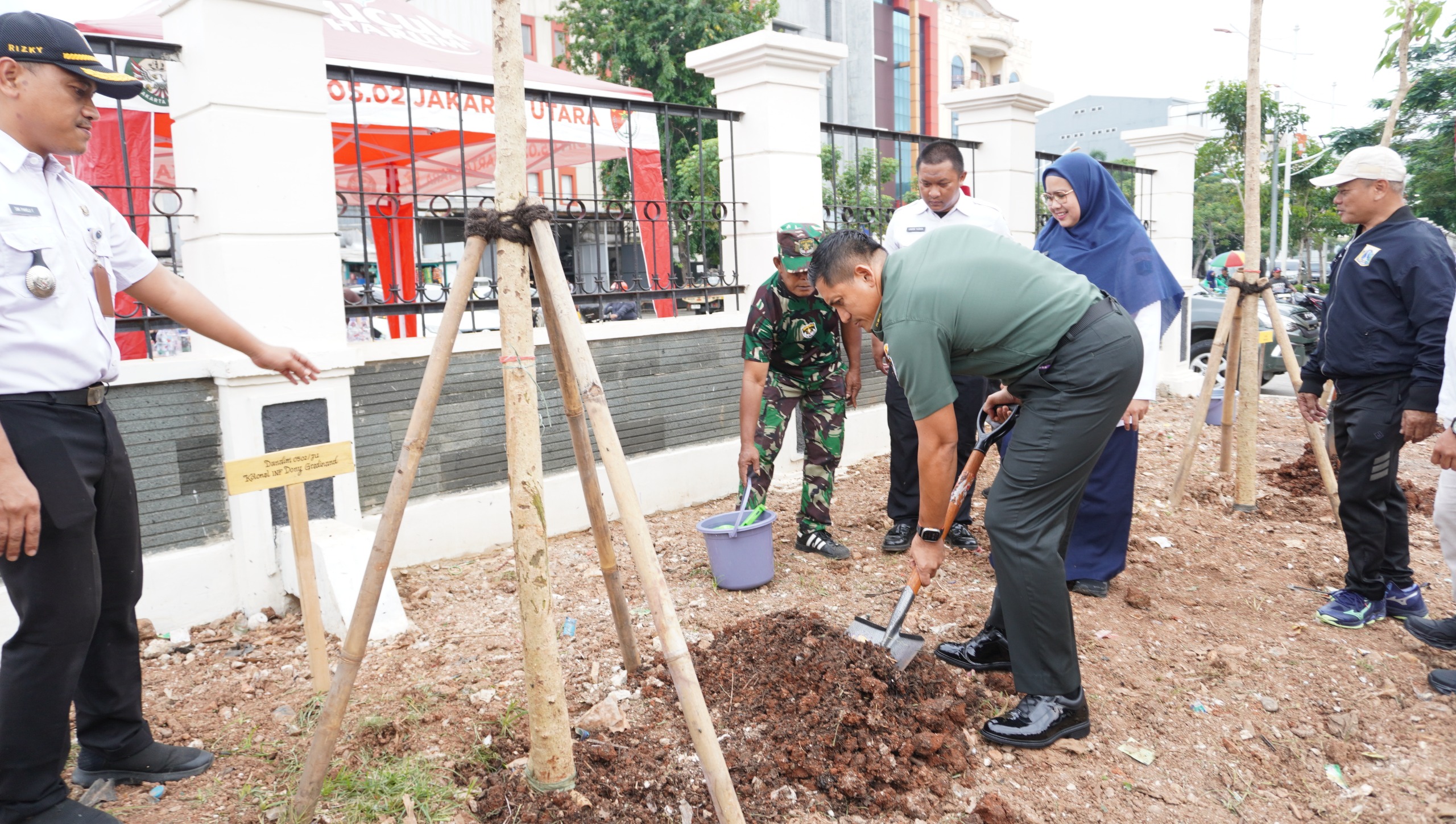 Kodim 0502/Jakarta Utara Peringati Hari Penanaman Pohon Sedunia