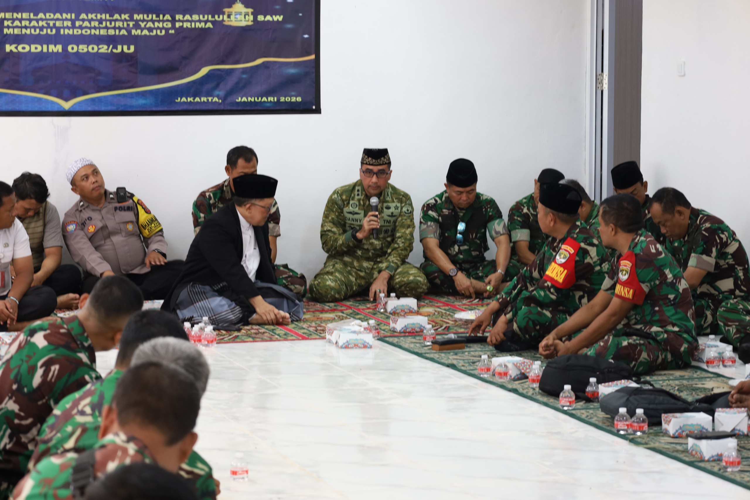 Kodim 0502/Jakarta Utara Peringati Isra Miraj Nabi Muhammad SAW 1447 H, Perkuat Iman Dan Doa Bersama