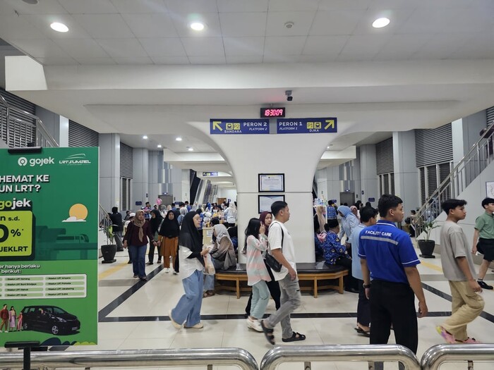 Malam Tahun Baru 2026, LRT Sumsel Tambah Perjalanan Hingga Pukul 02.09 Dini Hari