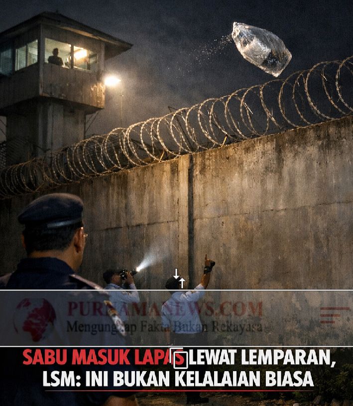 Sabu Masuk Lapas Lewat Lemparan, LSM: Ini Bukan Kelalaian Biasa