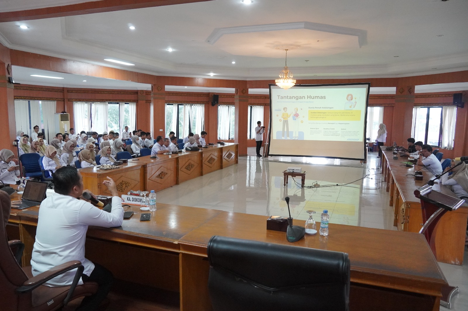 Orkestrasi Komunikasi Daerah, Diskominfo OKI Gelar Rembuk Admin Medsos OPD