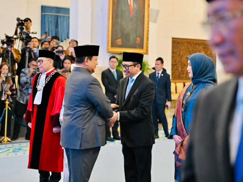 Presiden Prabowo Lantik Juda Agung sebagai Wakil Menteri Keuangan