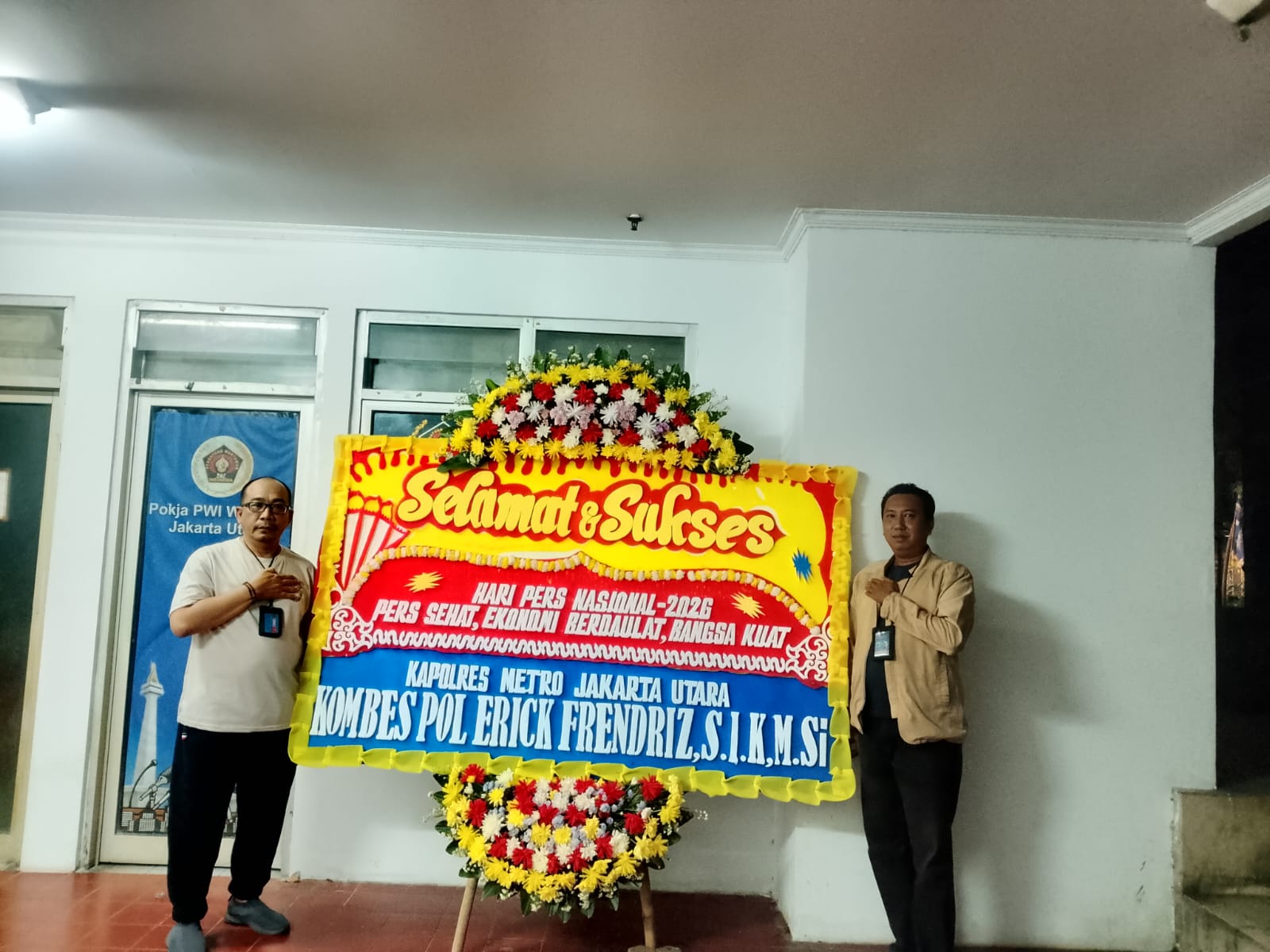 Ketua Media Online Polres Metro Jakarta Utara Apresiasi Kapolres Di Momentum HPN 2026