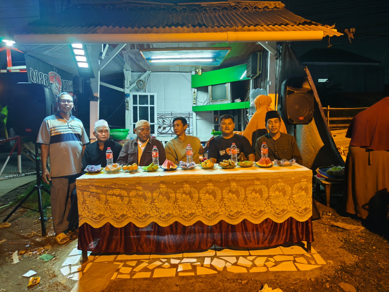 Sambut Ramadhan, Warga Durenjaya Gelar Ramah Tamah dan Komunitas Ngopi Broo Serahkan Atribut Topi Sub Karang Taruna ‎