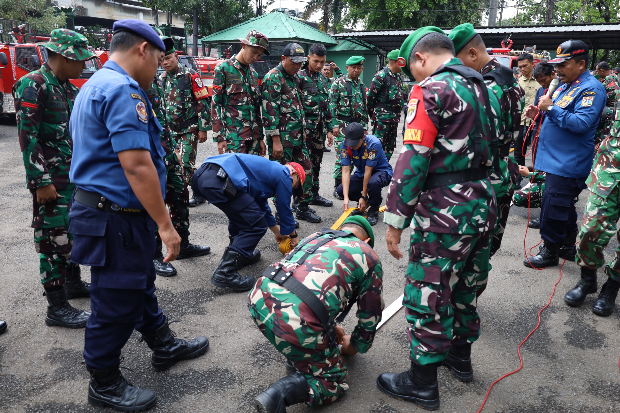 Kodim 0502/Jakarta Utara Gelar Pelatihan Pengoperasian Water Tank TNI AD