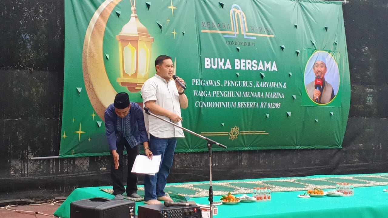 Kapolsek Penjaringan Hadiri Buka Puasa Bersama Warga Menara Marina Condominium