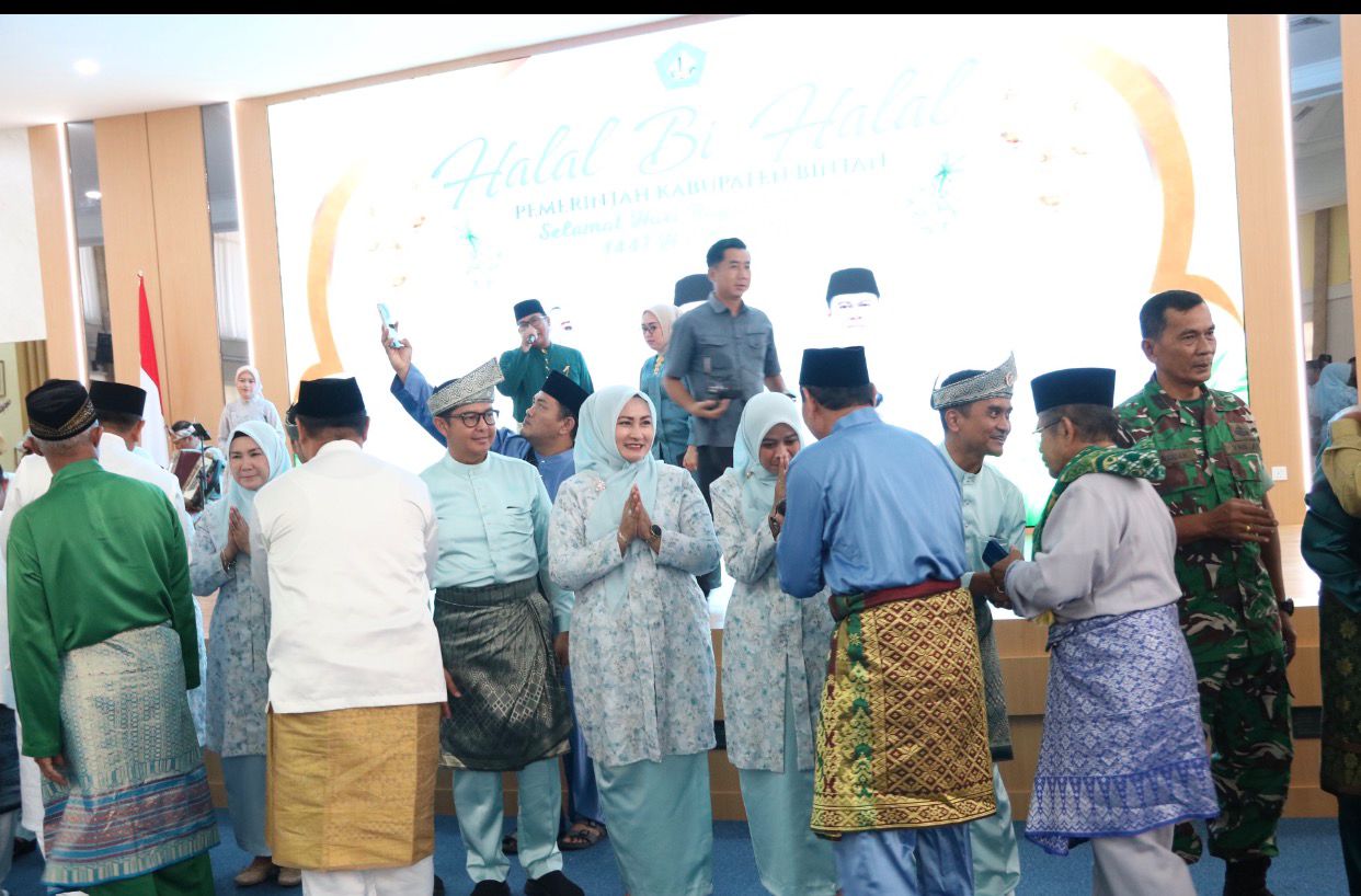 Mempererat Silaturahmi, Danlanal Bintan Hadiri Halal Bihalal Forkopimda Bintan