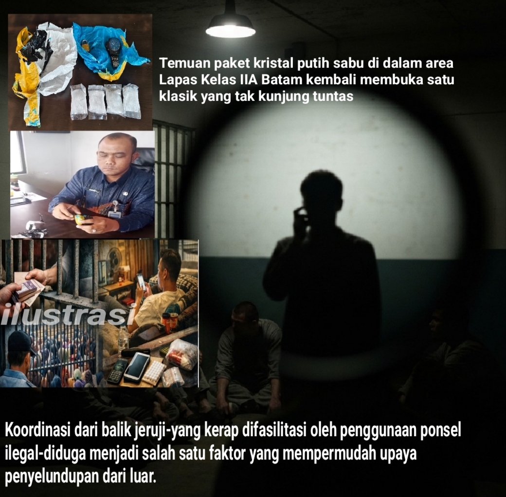 HP Ilegal di Dalam Lapas Diduga Jadi Penghubung, Upaya Penyelundupan Sabu Terus Berulang