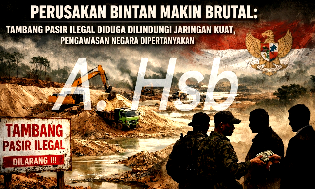 Bintan Darurat Galian C: Aktivitas Ilegal Diduga Berjalan Tanpa Sentuhan Hukum, Jejak Kepentingan Menguat (A. Hsb)