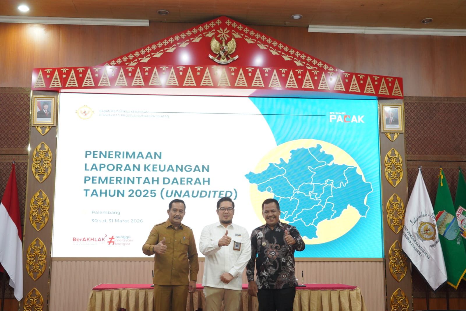 Serahkan LKPD 2025, Pemkab OKI Harap Pertahankan WTP ke 15 Kali
