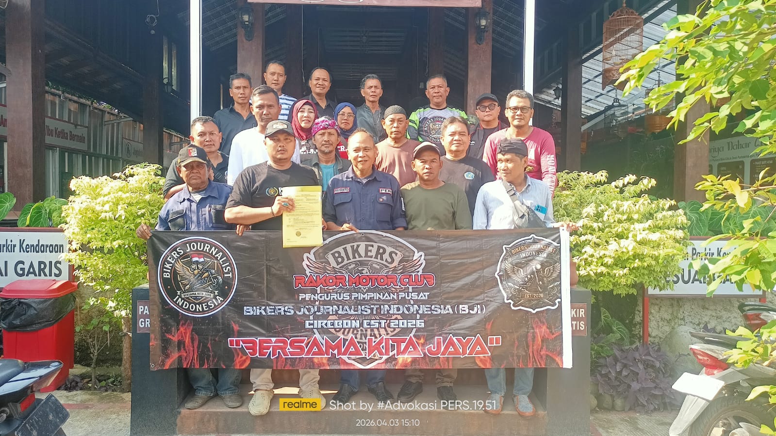 Bikers Journalist Indonesia ( BJI ) Resmi Terbentuk di Cirebon
