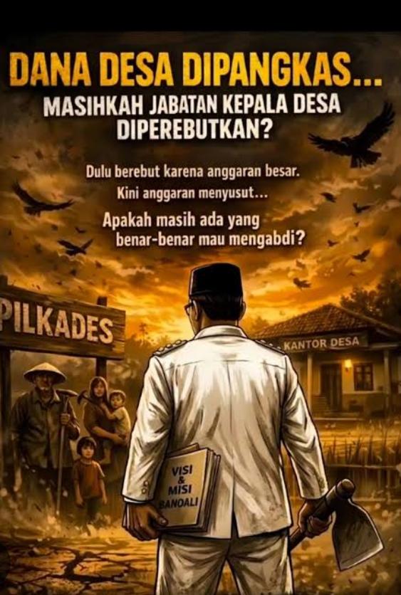 Poniran, selaku kepala desa sekaligus merangkup ketua abdesi kecamatan Tanjung sari , Diduga merekayasa anggaran dana desa demi kepentingan diri pribadi, 