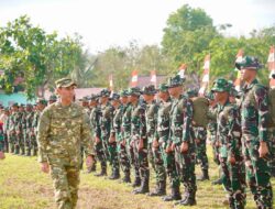 TMMD 128 di OKI Sasar Infrastruktur   dan Berdayakan Masyarakat Desa