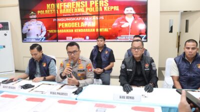 Satreskrim Polresta Barelang Bongkar Kasus Penggelapan Kendaraan, Kerugian Puluhan Juta Rupiah